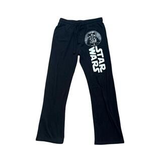 Star Wars Darth Vader Mens Pajama Sleep Lounge Pants Black Size L Drawstring